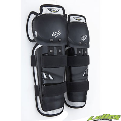 Fox Knäskydd Titan Sport Svart/Silver