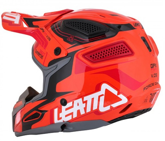 Leatt Crosshjälm GPX 5.5 Composite Orange/Svart/Röd bild 2