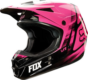 Fox Crosshjälm V1 Vandal Rosa