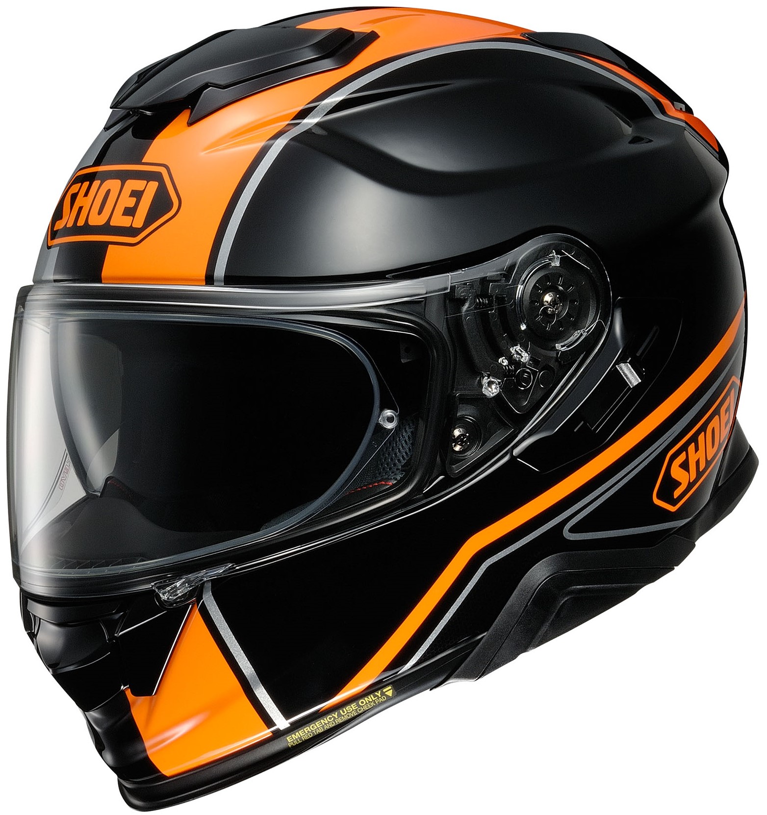 Shoei Hjälm GT-Air II Panorama TC-8 Svart/Orange/Silver