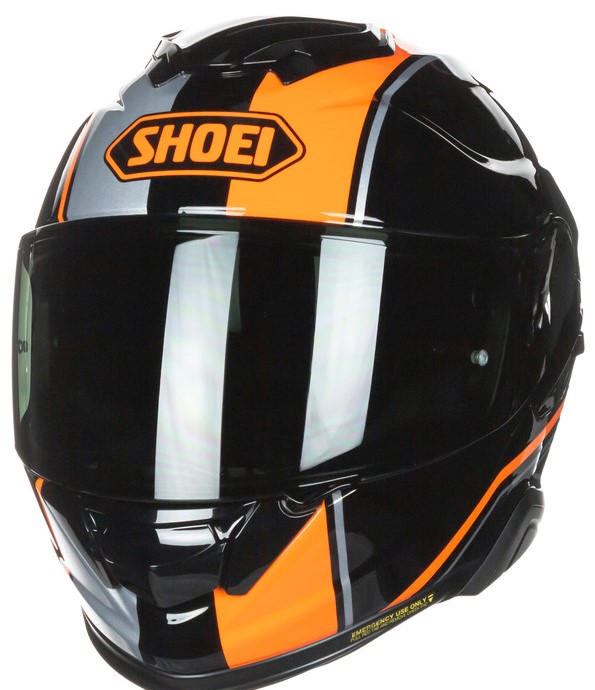 Shoei Hjälm GT-Air II Panorama TC-8 Svart/Orange/Silver bild 3