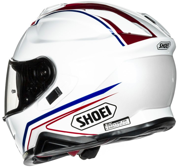 Shoei Hjälm GT-Air II Panorama TC-10 Vit/Blå/Röd bild 5
