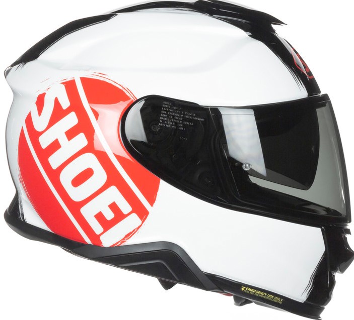 Shoei Hjälm GT-Air II Emblem TC-1 Svart/Vit bild 2