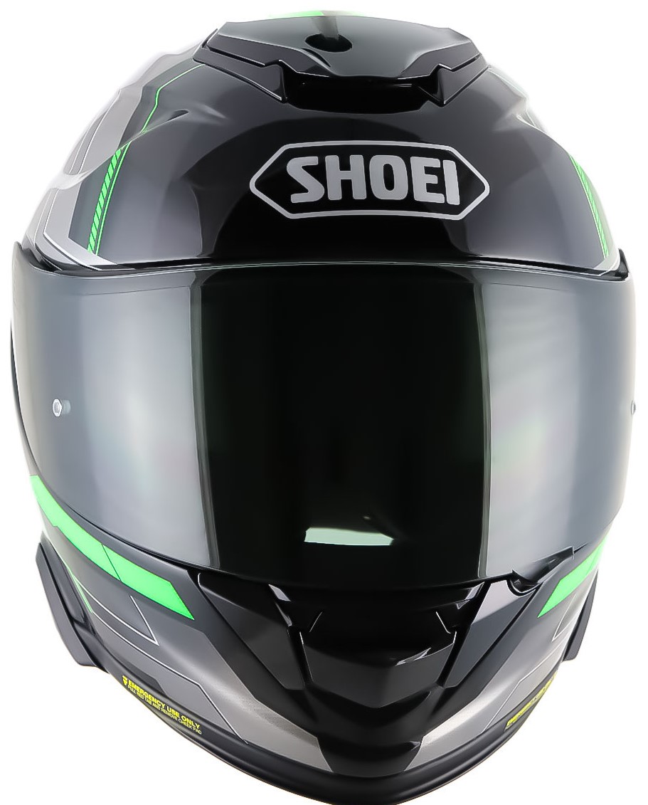 Shoei Hjälm GT-Air II Aperture TC-4 Svart/Grön bild 6