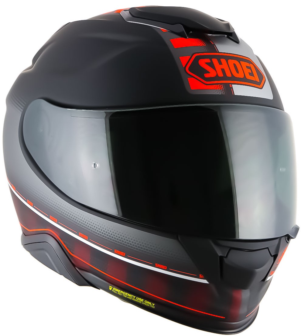 Shoei Hjälm GT-Air II Tesseract TC-1 Mattsvart/Röd bild 2