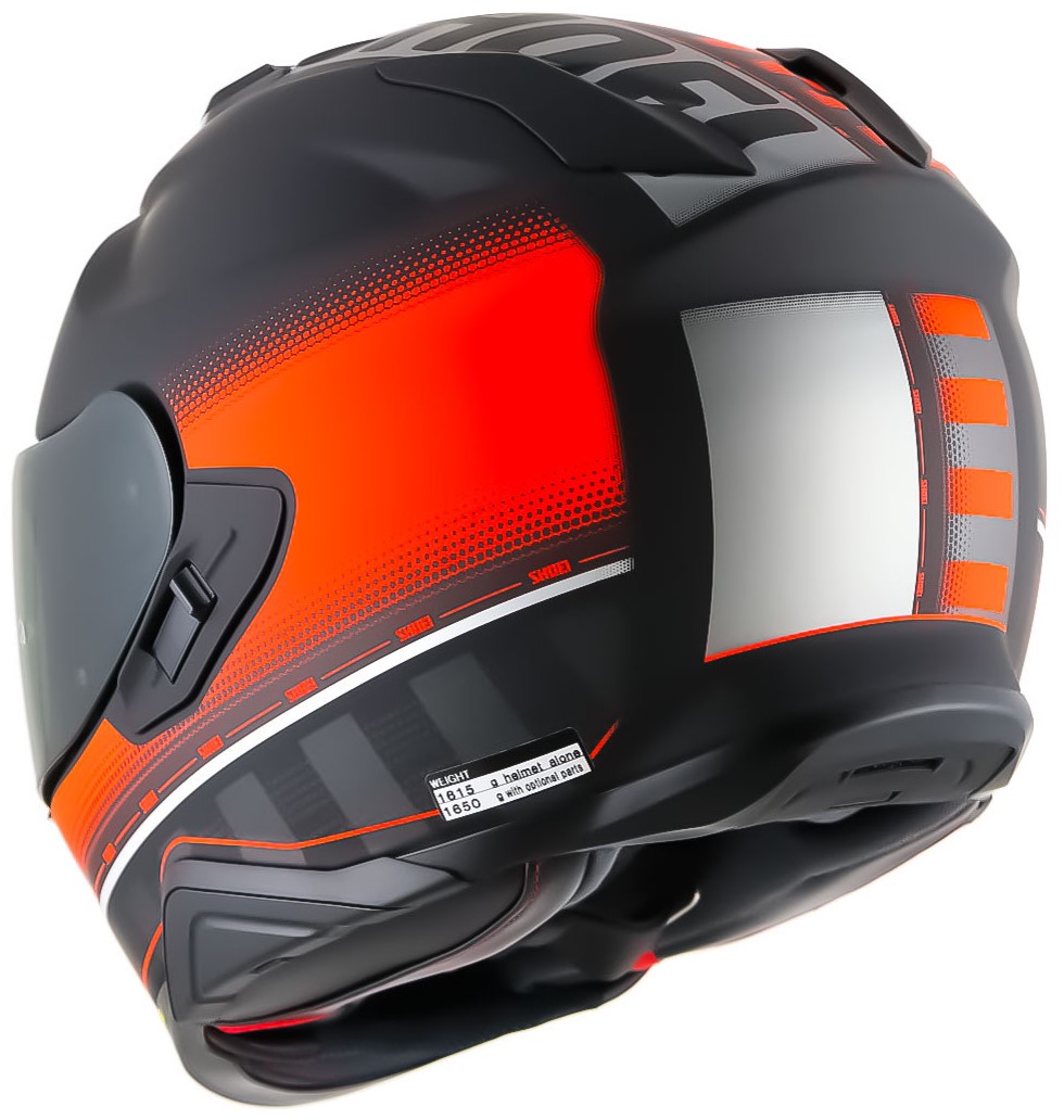 Shoei Hjälm GT-Air II Tesseract TC-1 Mattsvart/Röd bild 4