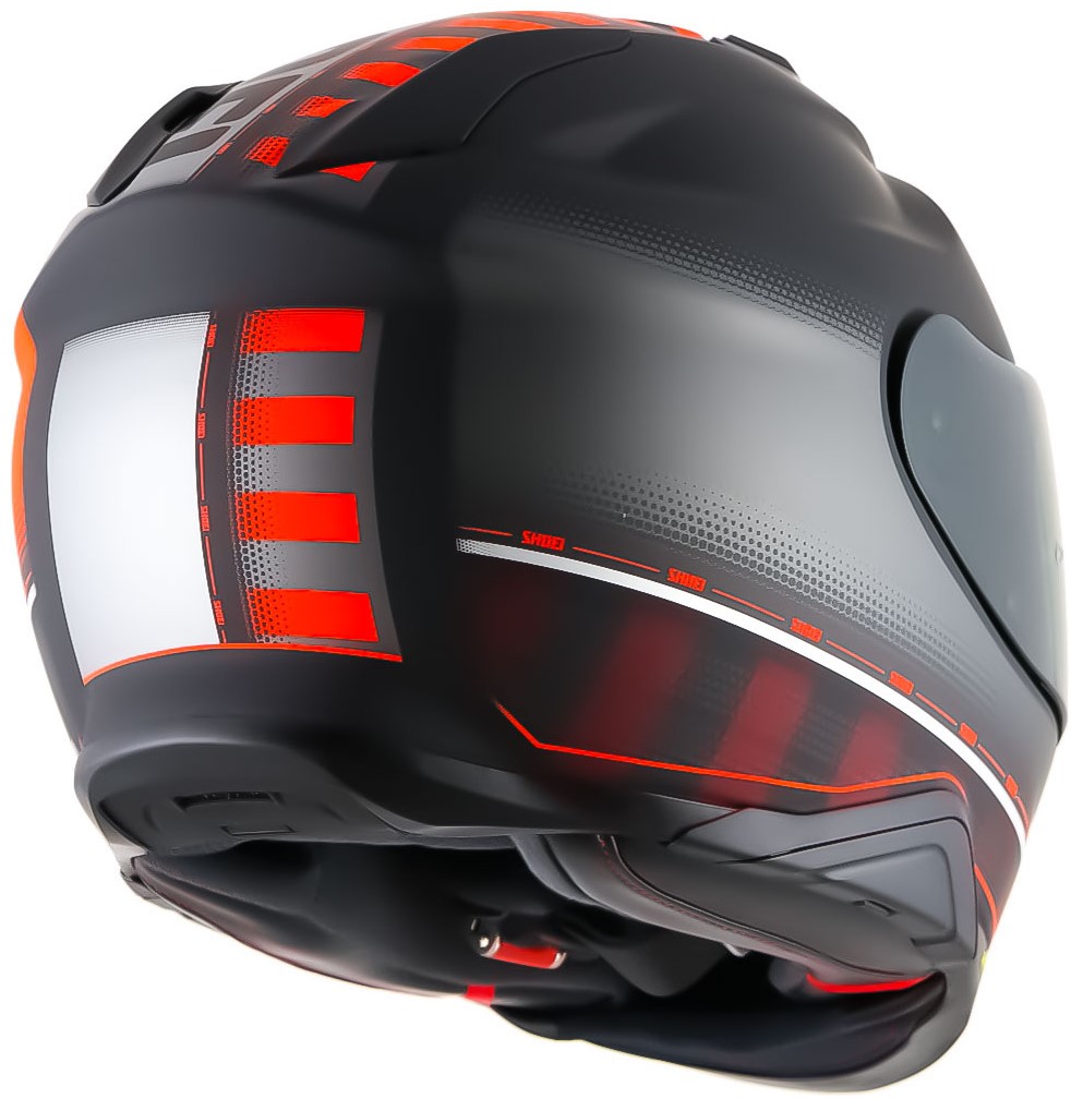 Shoei Hjälm GT-Air II Tesseract TC-1 Mattsvart/Röd bild 3