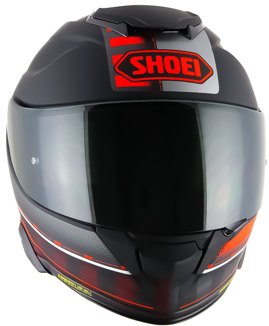 Shoei Hjälm GT-Air II Tesseract TC-1 Mattsvart/Röd bild 6