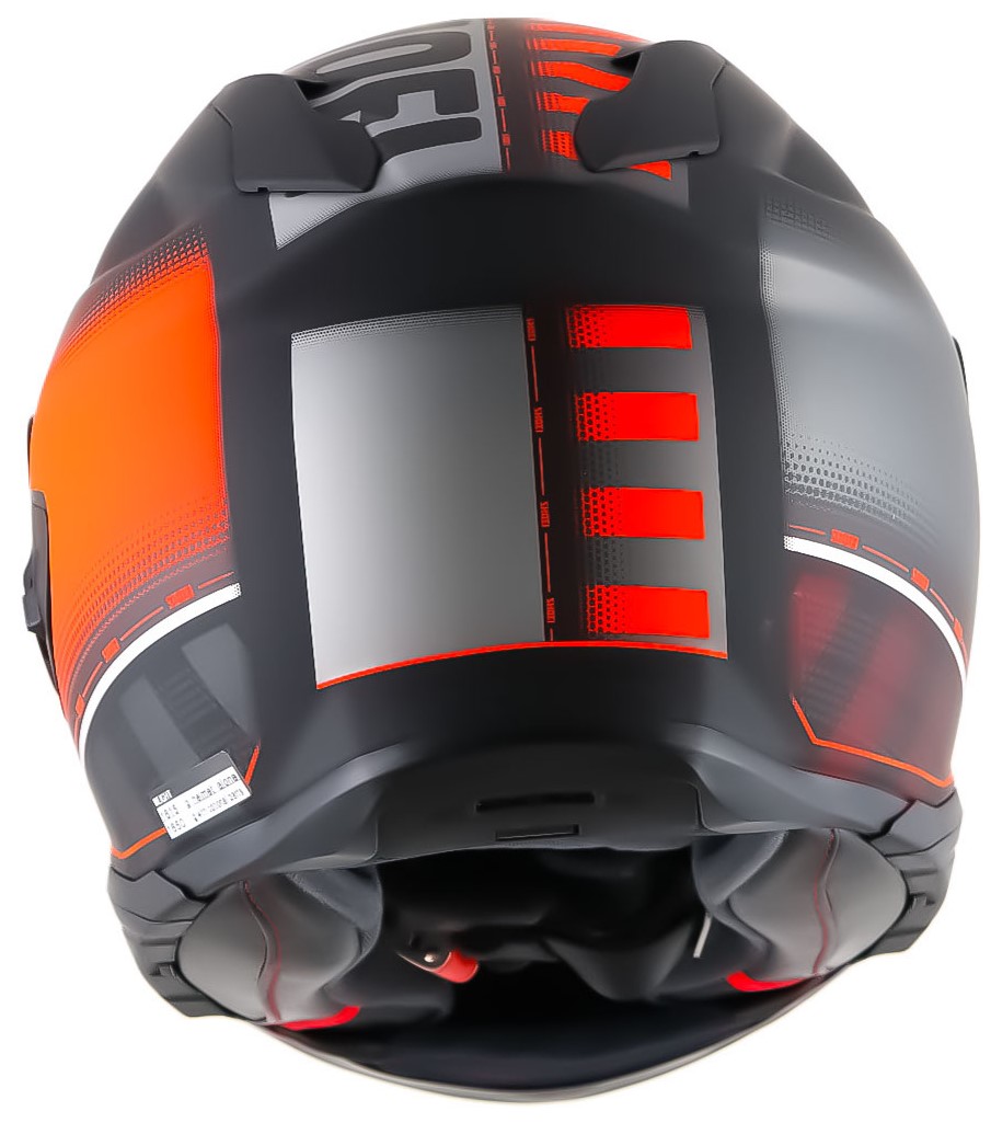 Shoei Hjälm GT-Air II Tesseract TC-1 Mattsvart/Röd bild 5