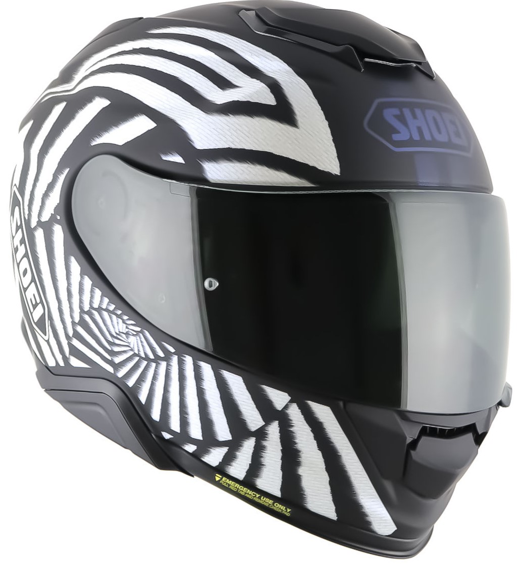 Shoei Hjälm GT-Air II Qubit TC-5 Mattsvart/Blå/Vit bild 2