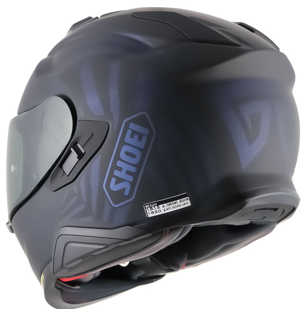 Shoei Hjälm GT-Air II Qubit TC-5 Mattsvart/Blå/Vit bild 4