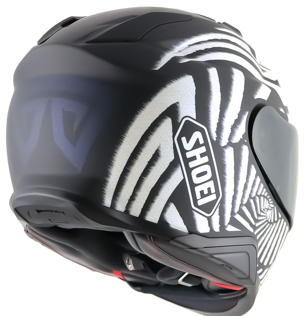 Shoei Hjälm GT-Air II Qubit TC-5 Mattsvart/Blå/Vit bild 3
