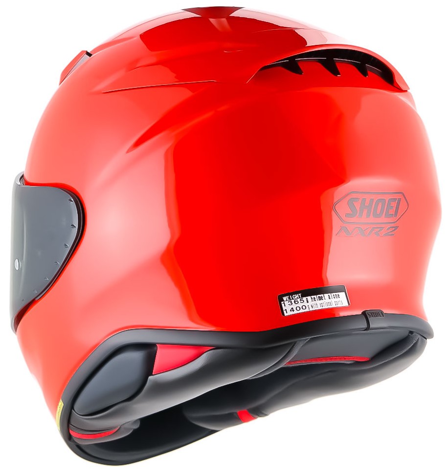 Shoei Hjälm NXR2 Röd (Blank) bild 4