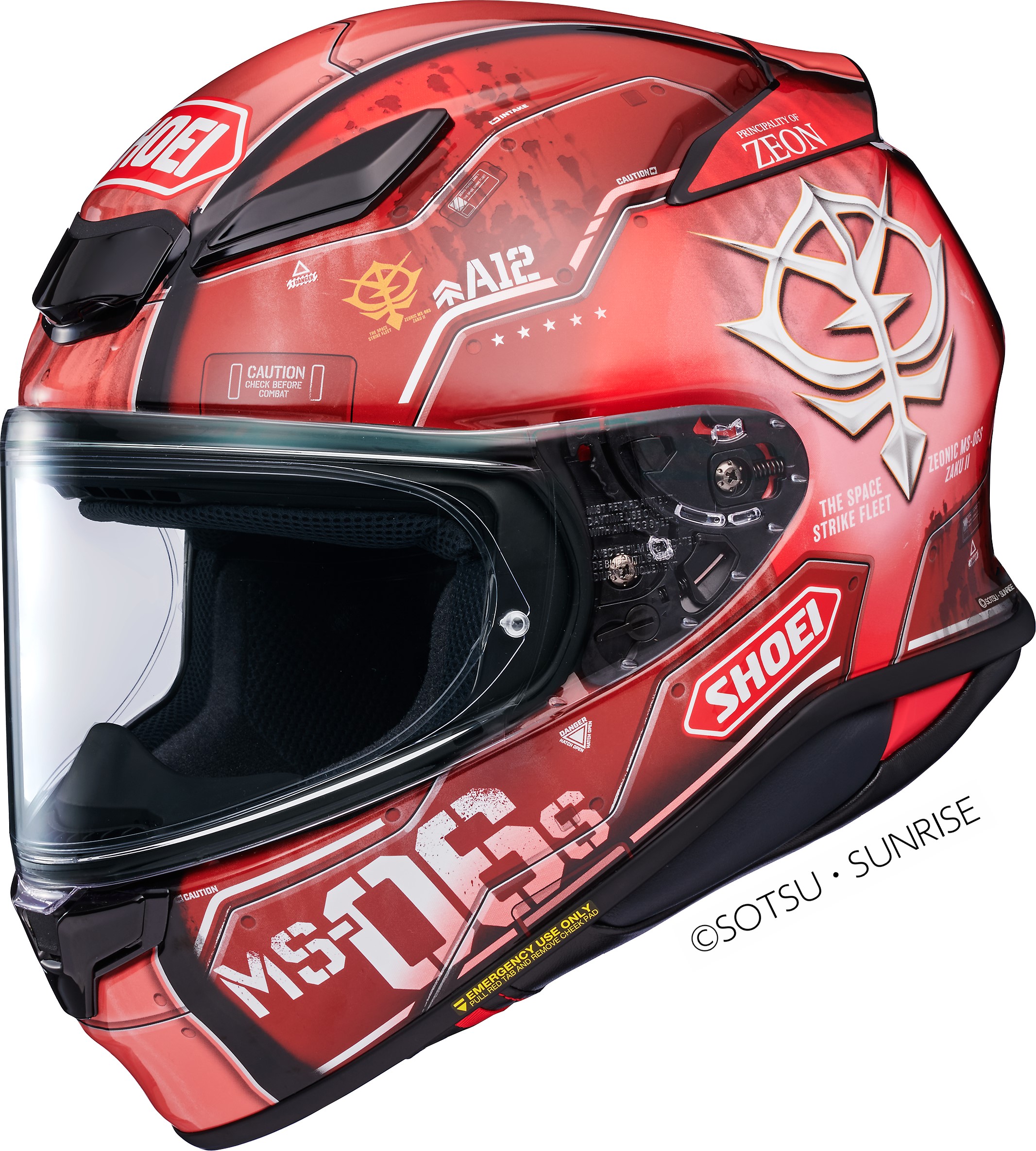 Shoei Hjälm NXR2 Char's Zaku II TC-1