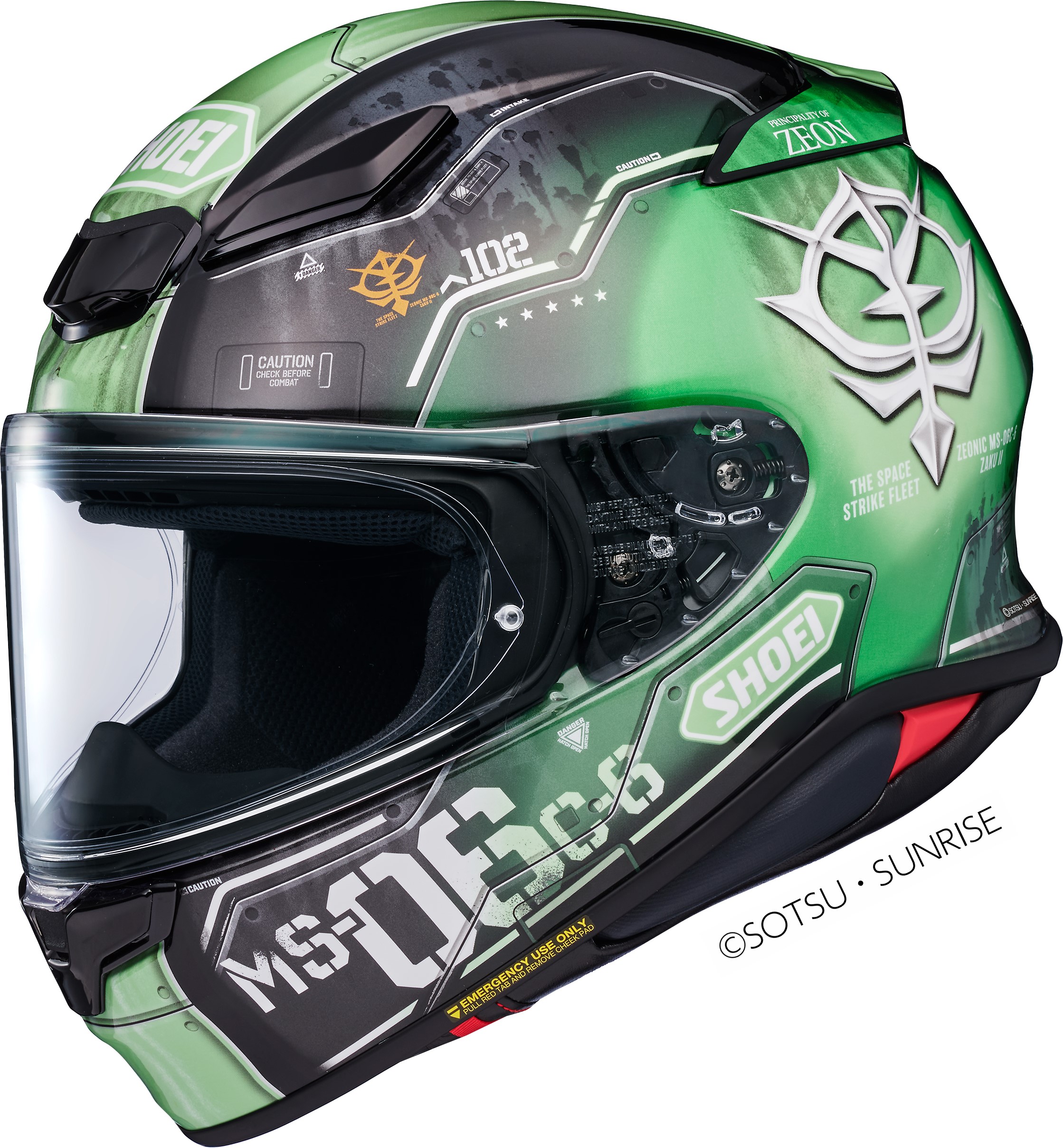 Shoei Hjälm NXR2 Zaku II TC-4
