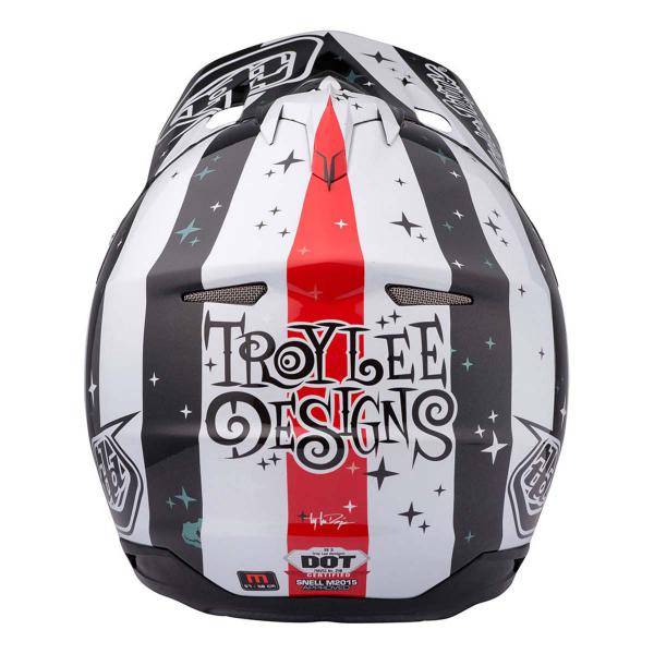 Troy Lee Crosshjälm SE3 Phantom Vit bild 3