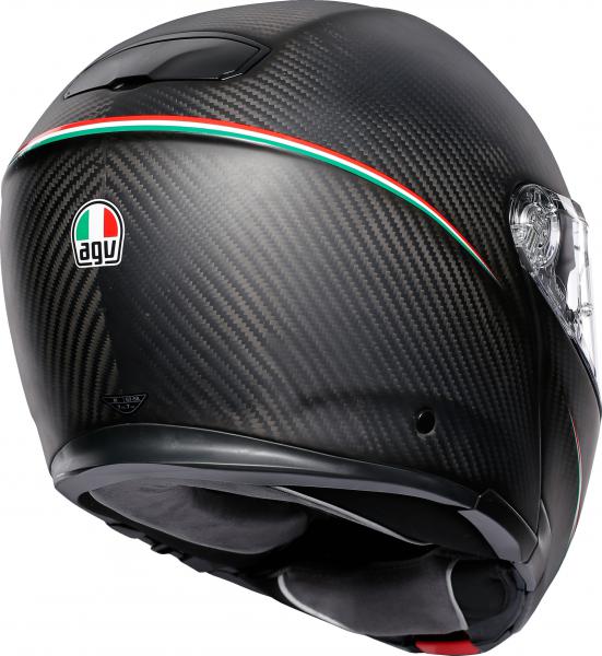 AGV Hjälm Öppningsbar Sportmodular Matt Tricolore Carbon/Italy bild 2