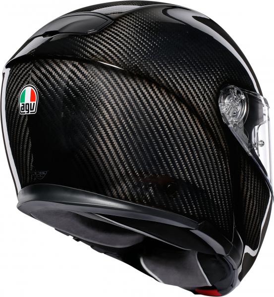 AGV Hjälm Öppningsbar Sportmodular Blank Carbon bild 2