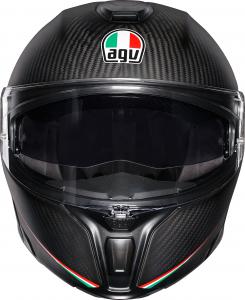 AGV Hjälm Öppningsbar Sportmodular Matt Tricolore Carbon/Italy bild 5