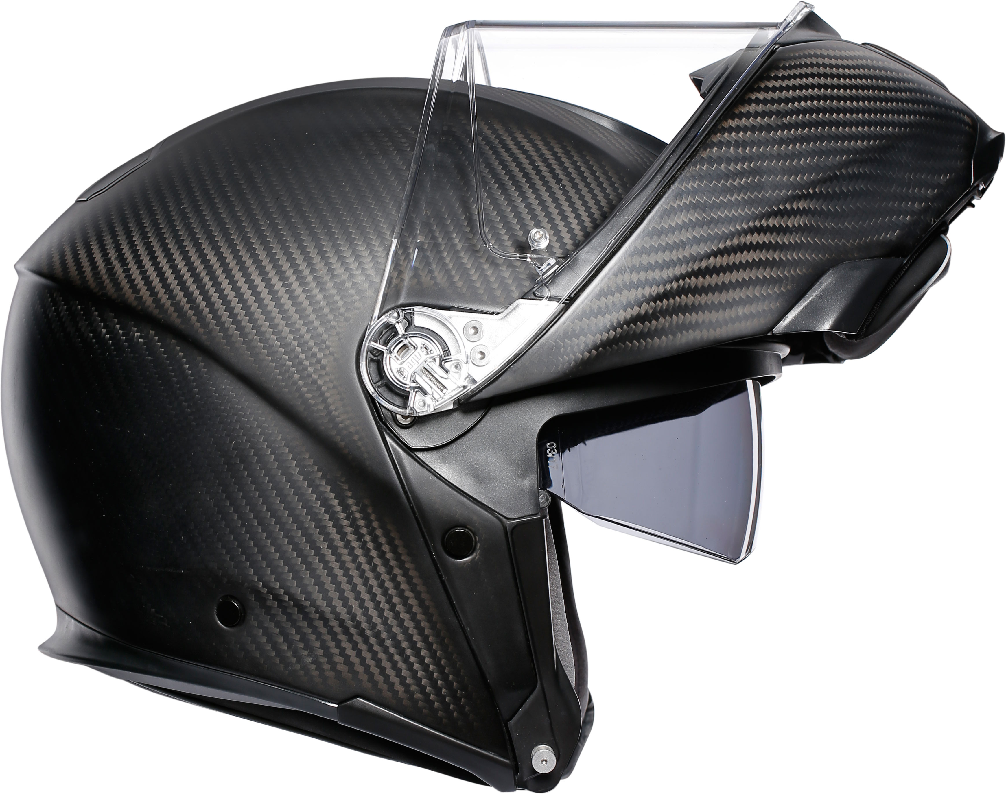 AGV Hjälm Öppningsbar Sportmodular Matt Carbon bild 5