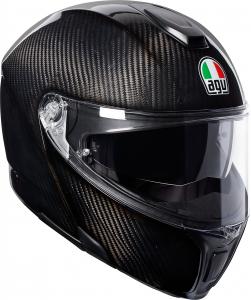 AGV Hjälm Öppningsbar Sportmodular Blank Carbon