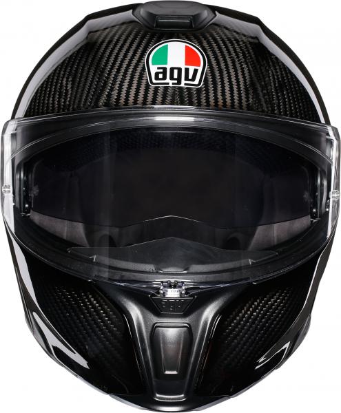 AGV Hjälm Öppningsbar Sportmodular Blank Carbon bild 5
