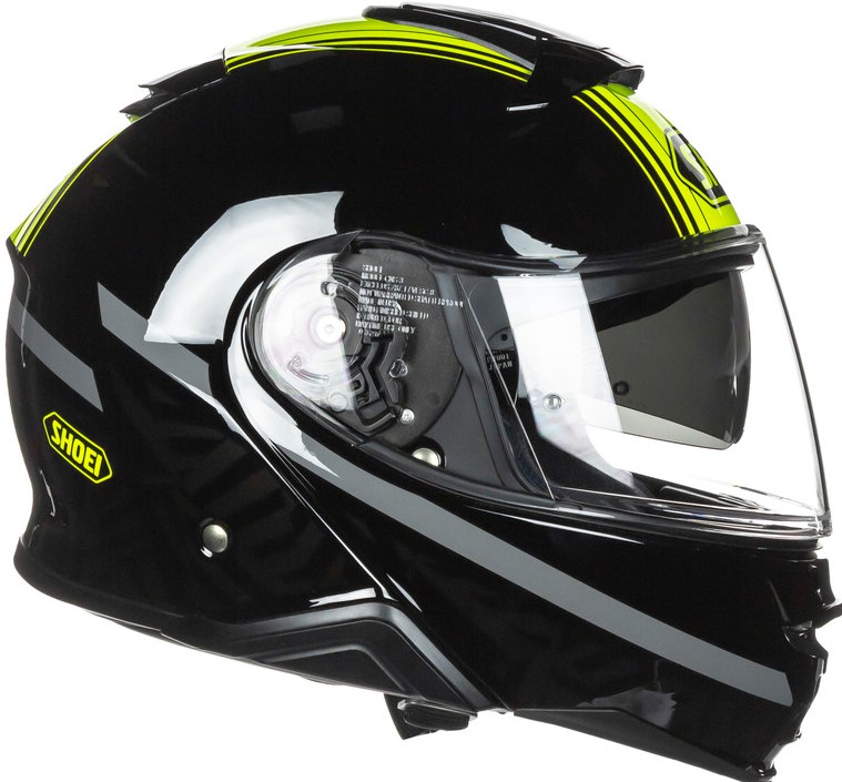 Shoei Hjälm Öppningsbar Neotec II Separator TC-3 Svart/Gul bild 2
