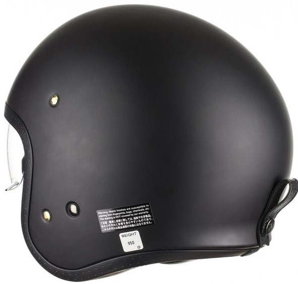 Shoei Hjälm Jet J-O Mattsvart bild 8