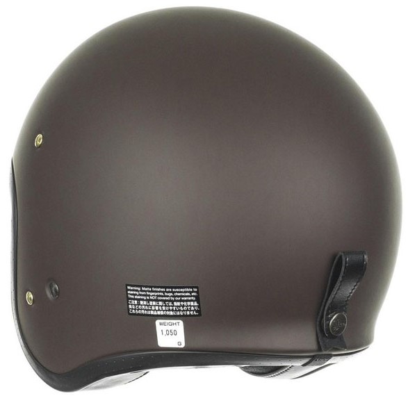 Shoei Hjälm Jet J-O Mattbrun bild 8