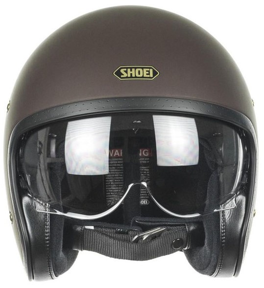 Shoei Hjälm Jet J-O Mattbrun bild 9