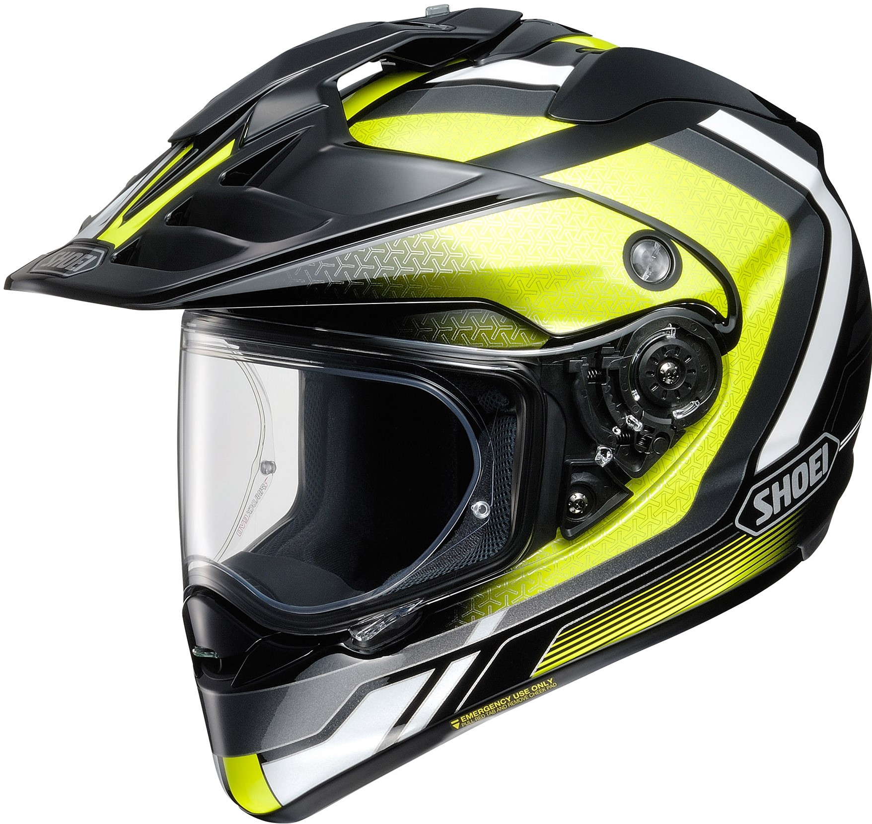 Shoei Hybridhjälm Hornet ADV Sovereign TC-3 Svart/Gul
