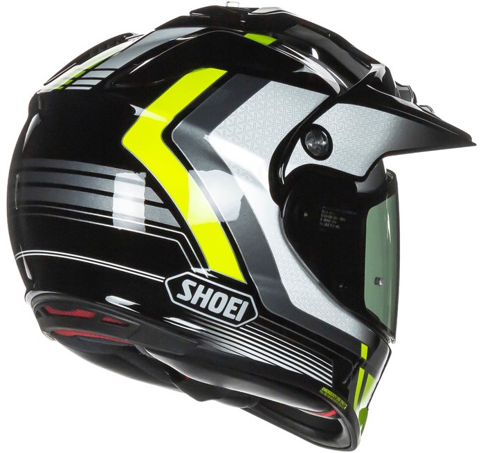 Shoei Hybridhjälm Hornet ADV Sovereign TC-3 Svart/Gul bild 4