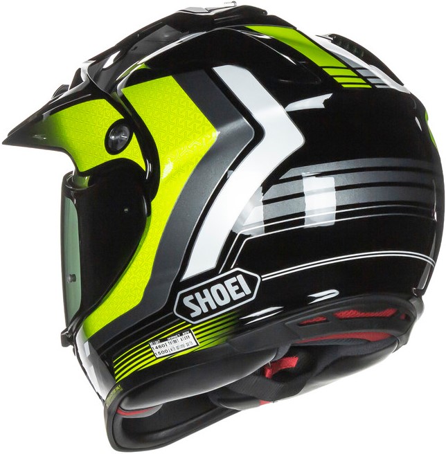Shoei Hybridhjälm Hornet ADV Sovereign TC-3 Svart/Gul bild 3
