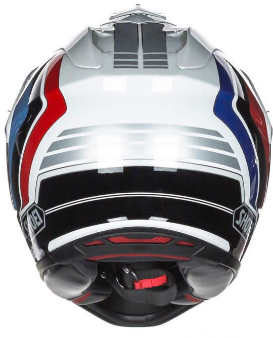 Shoei Hybridhjälm Hornet ADV Sovereign TC-10 Vit/Röd/Blå bild 5