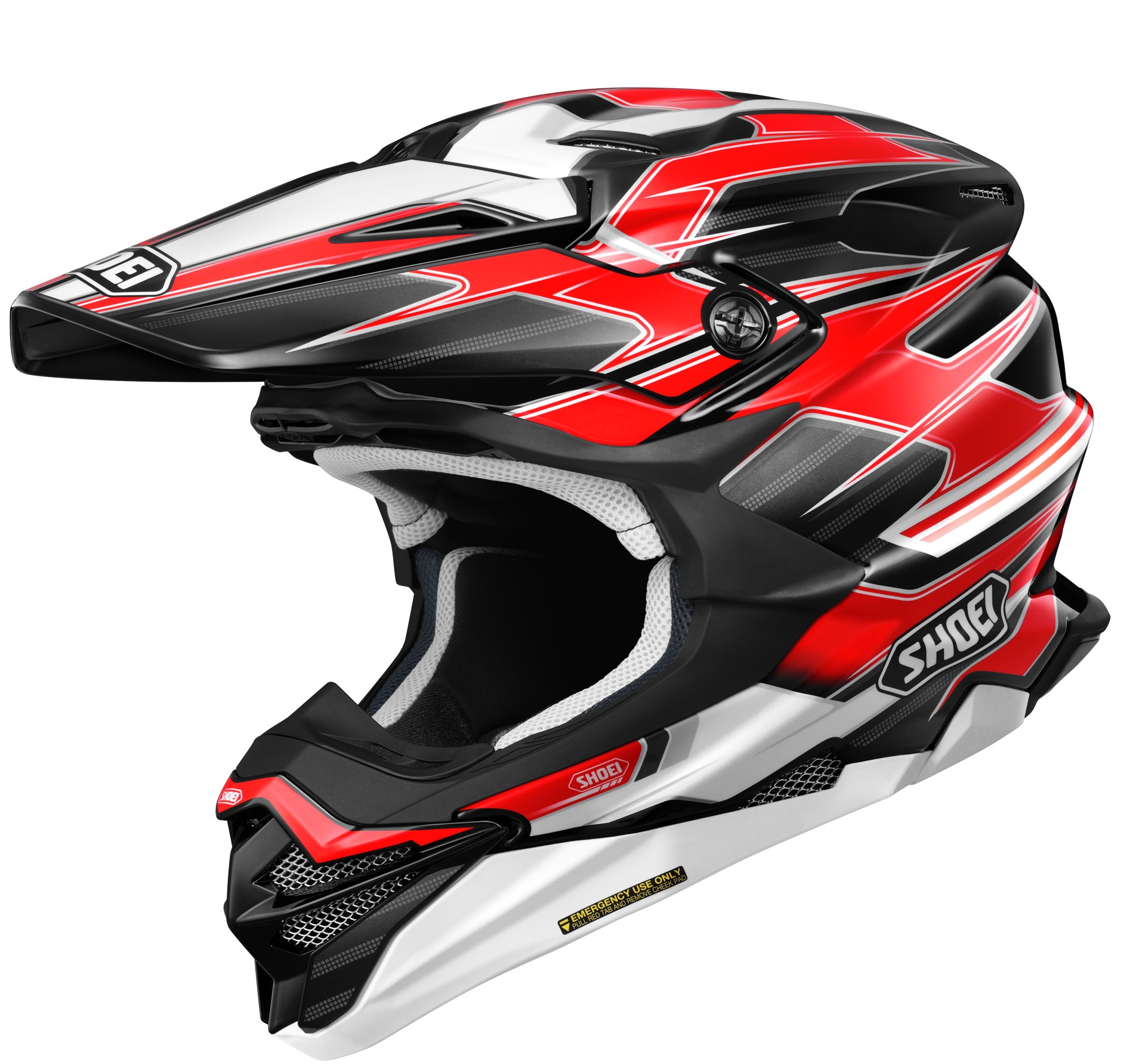 Shoei Crosshjälm VFX-WR 06 Sparkle TC-1 Svart/Röd