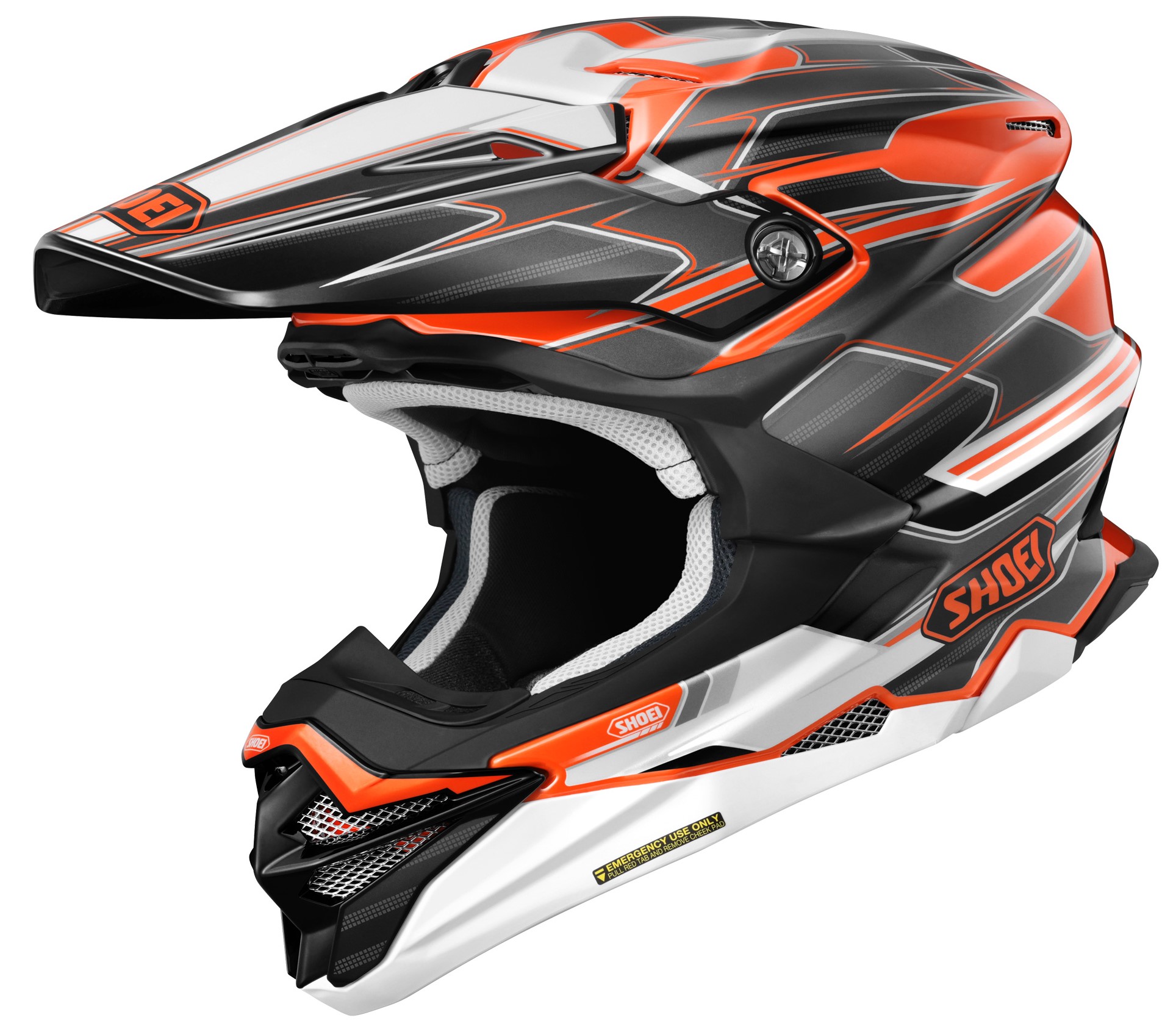 Shoei Crosshjälm VFX-WR 06 Sparkle TC-8 Orange/Svart