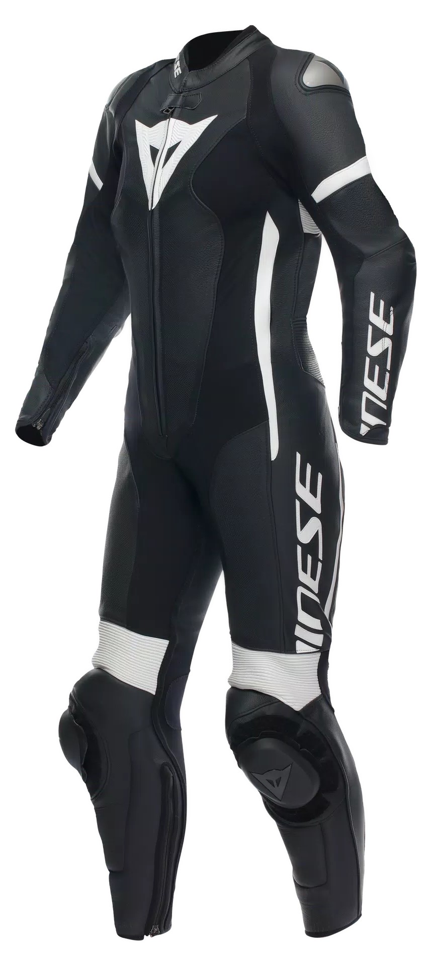 Dainese Skinnställ Grobnik Ventilerat Raceställ Svart/Vit (Dam)