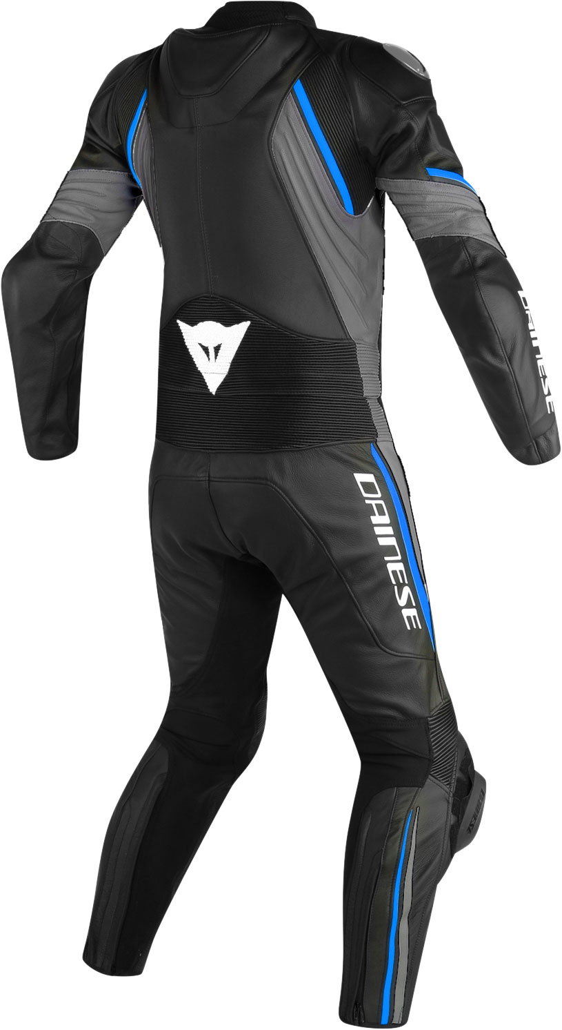 Dainese Skinnställ Avro D2 Svart/Mattgrå/Blå 2-delat  bild 2
