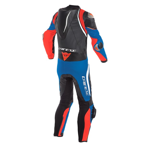 Dainese Skinnställ Laguna Seca 4 Ventilerat Raceställ Svart/Blå/Röd bild 2