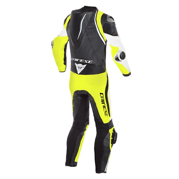 Dainese Skinnställ Laguna Seca 4 Ventilerat Raceställ Vit/Fluogul/Svart bild 2