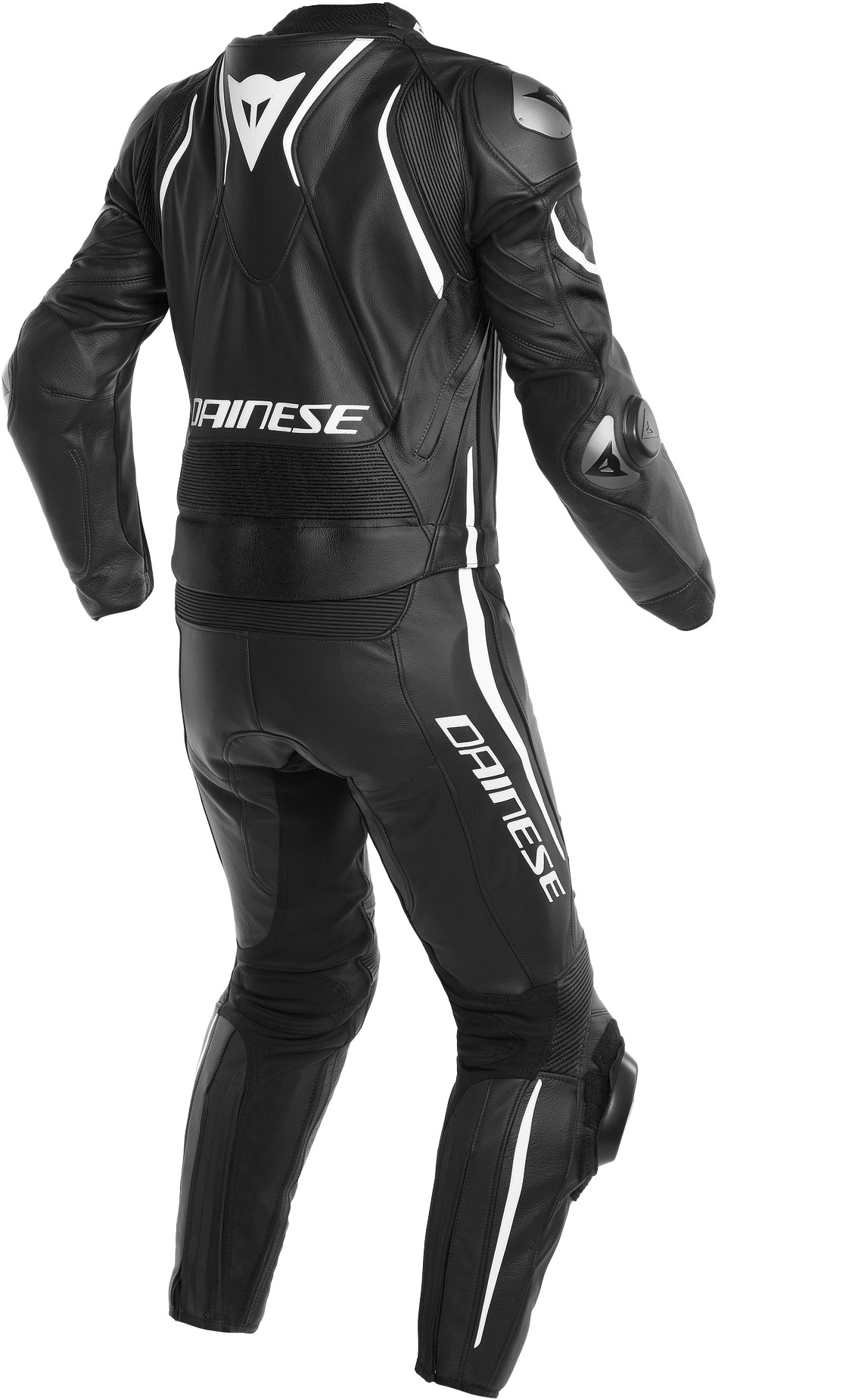 Dainese Skinnställ 2-delat Laguna Seca 4 Mattsvart/Mattsvart/Vit bild 2