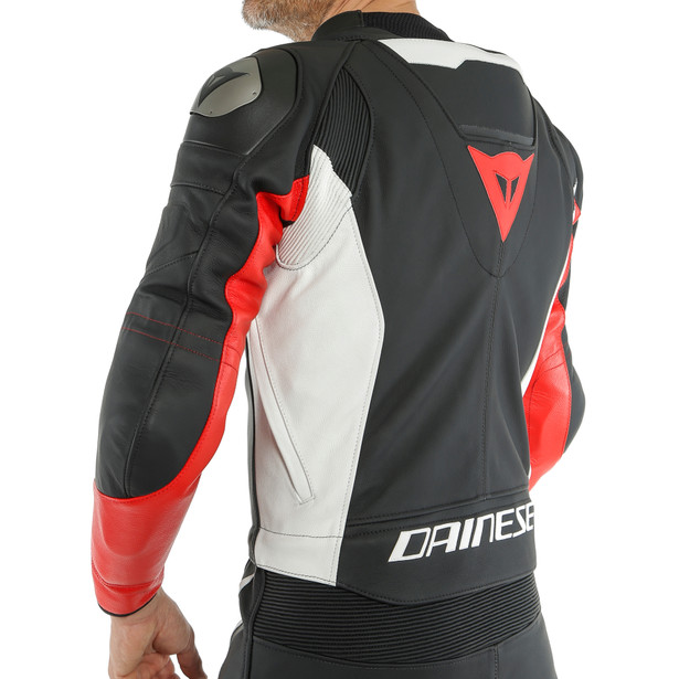 Dainese Skinnställ 2-Delat Mistel Svart/Vit/Röd bild 3