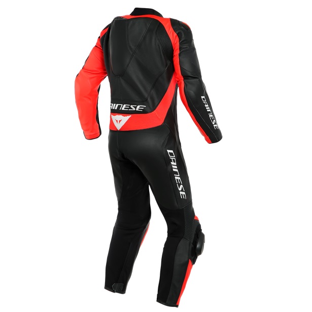 Dainese Skinnställ Assen 2 Ventilerad Svart/Fluoröd Raceställ bild 2