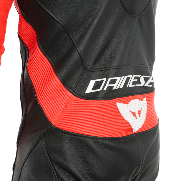 Dainese Skinnställ Assen 2 Ventilerad Svart/Fluoröd Raceställ bild 5