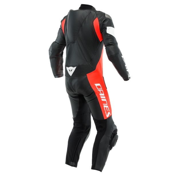 Dainese Skinnställ Tosa Ventilerat Svart/Fluoröd/Vit Helställ bild 2
