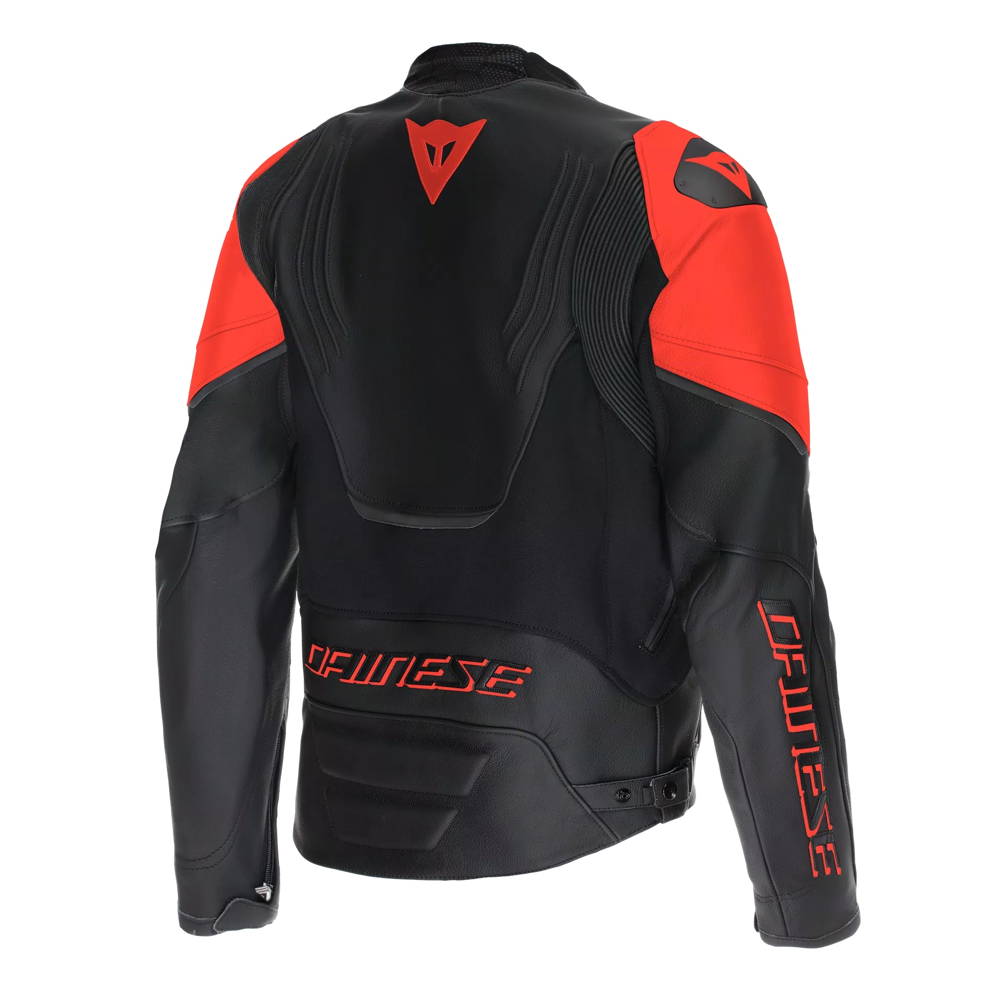 Dainese Skinnjacka Racing 5 Svart/Fluoröd bild 2