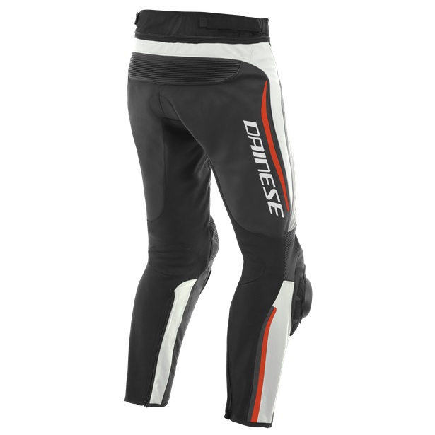 Dainese Skinnbyxa Alpha Svart/Vit/Fluoröd bild 2