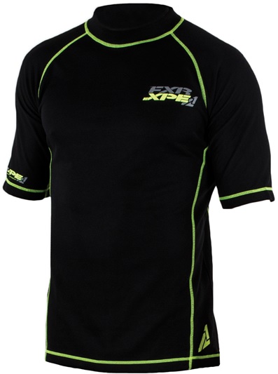FXR Tröja Vapour 20% Merino Svart/Fluogul