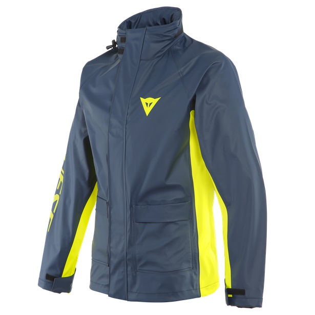Dainese Regnjacka Storm 2 Blå/Fluogul