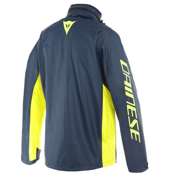 Dainese Regnjacka Storm 2 Blå/Fluogul bild 2